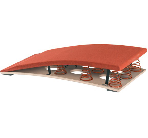 FIG Approved Gymnastics Soft Competition Springboard 5-Springs Vaults For Fast/Heavy Gymnasts