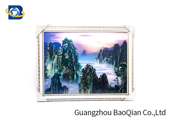 Framed 3D Lenticular Pictures Image / Poster Beautiful Landscape Patterns