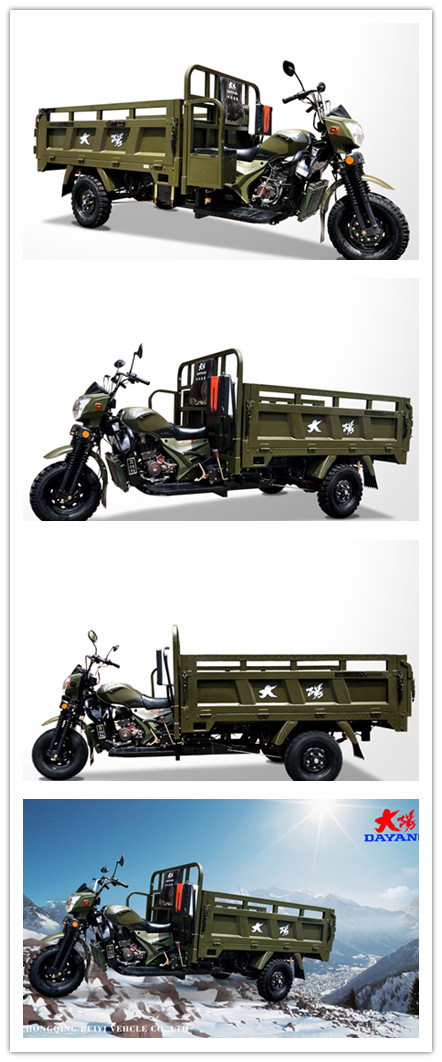 Water Cooled Engine Type 200CC/250CC/300CC Heavy Loading Truck Tricycle for CCC Origin
