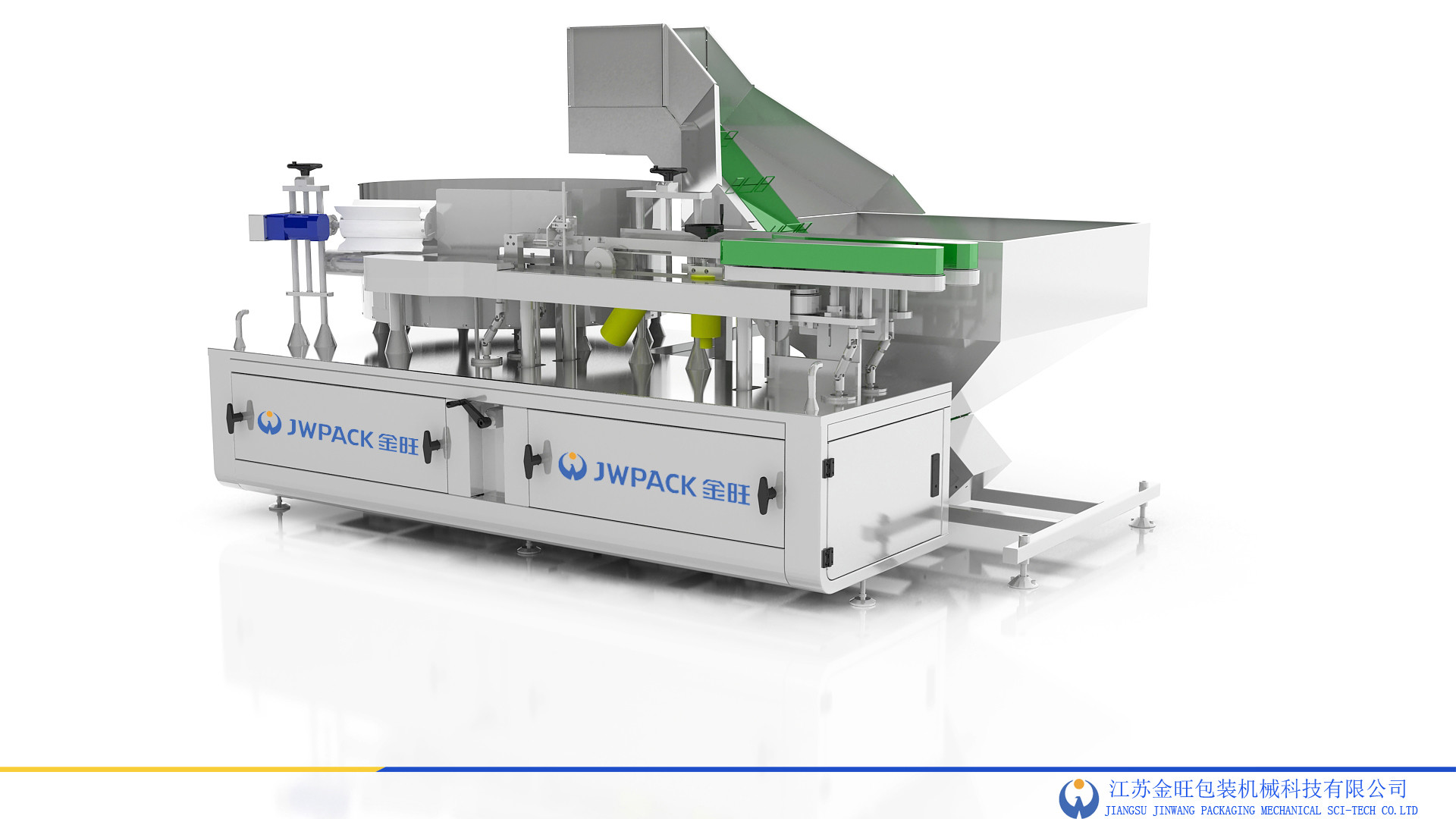 7000BPH Auto Bottle Unscrambler Machine For 80ml-1L Round Flat Bottles
