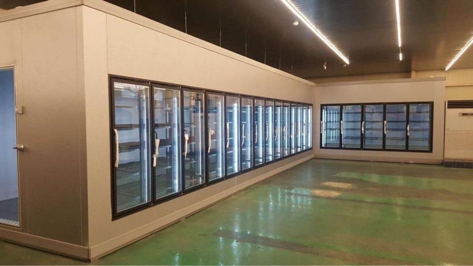 220V Walk In Cold Storage Room -40~+15 Degree Commercial Refrigerator Freezer