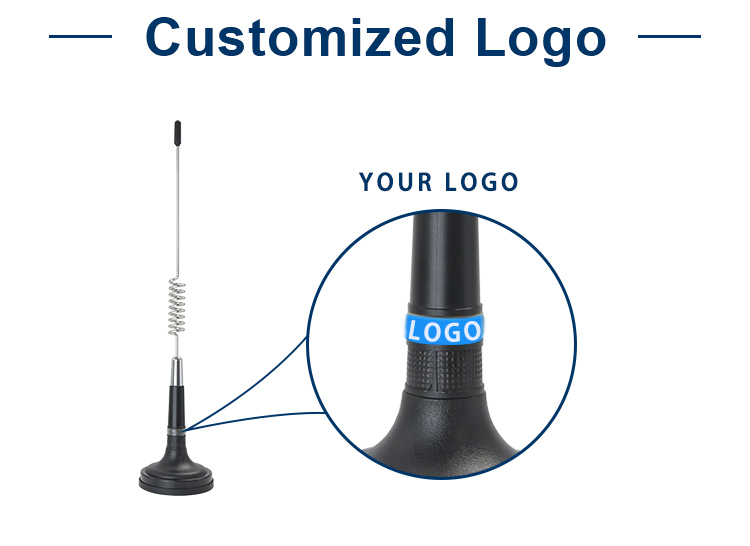 Black Mini UHF 27mhz Base Station Antenna Magnetic Car Aerial