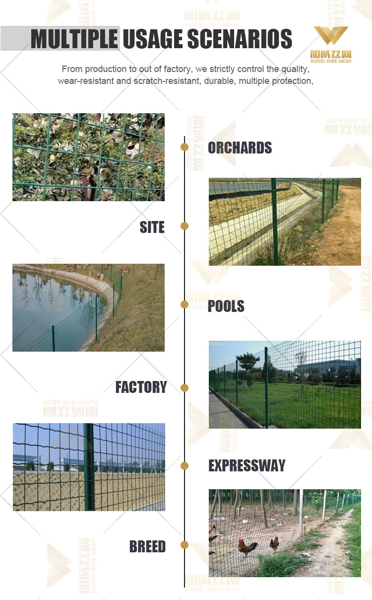 9 Gauge PVC Galvanized Welded Fencing Net 3 X 3 Welded Wire Mesh