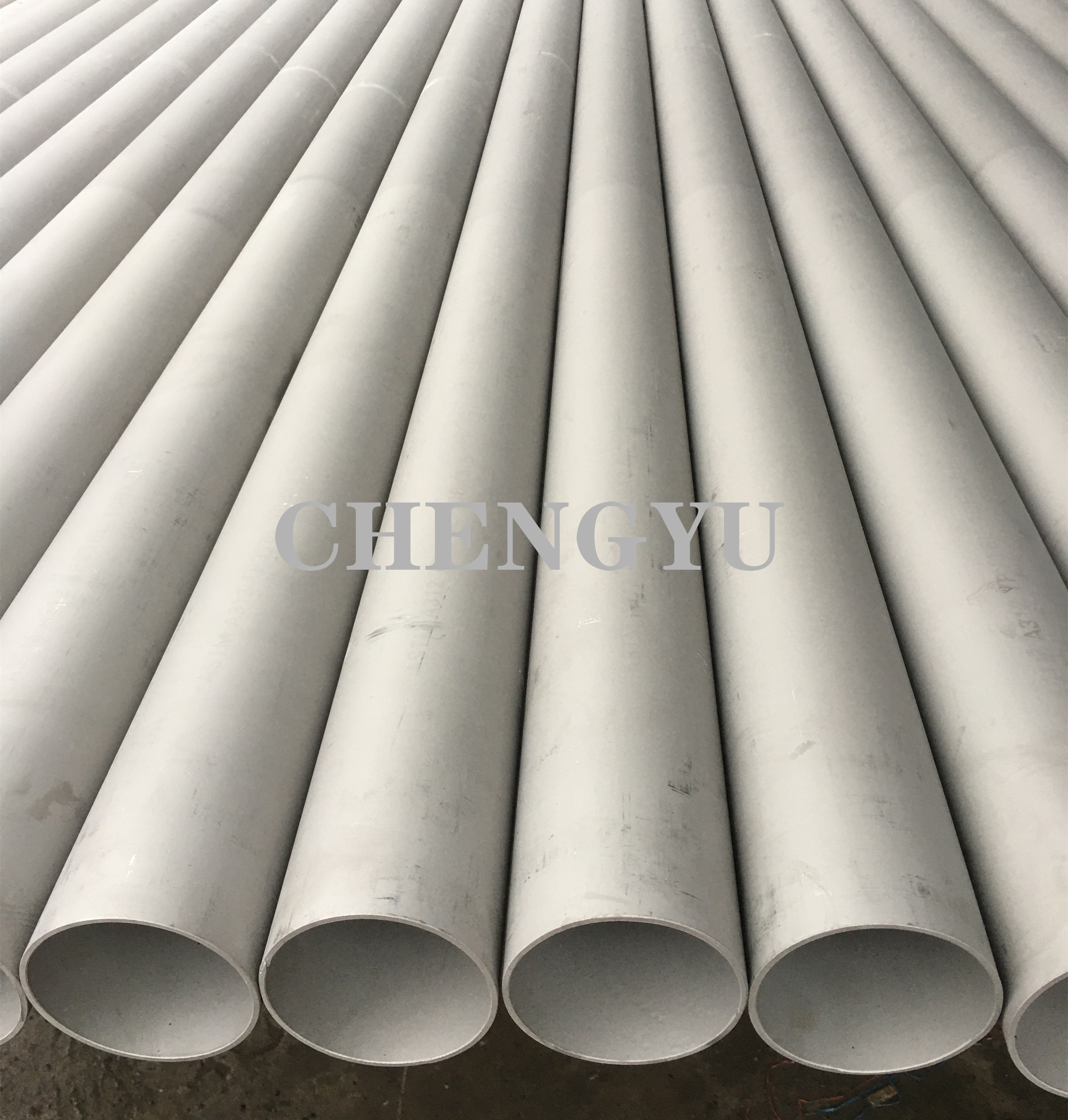 ASTM A790 UNS S31803 Stainless Steel Duplex Pipe With Round Shape