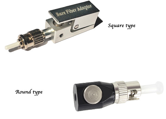 Optical ST Fiber Adapter Bare Fiber Adaptor Testing Insert Loss Fiber Pigtails