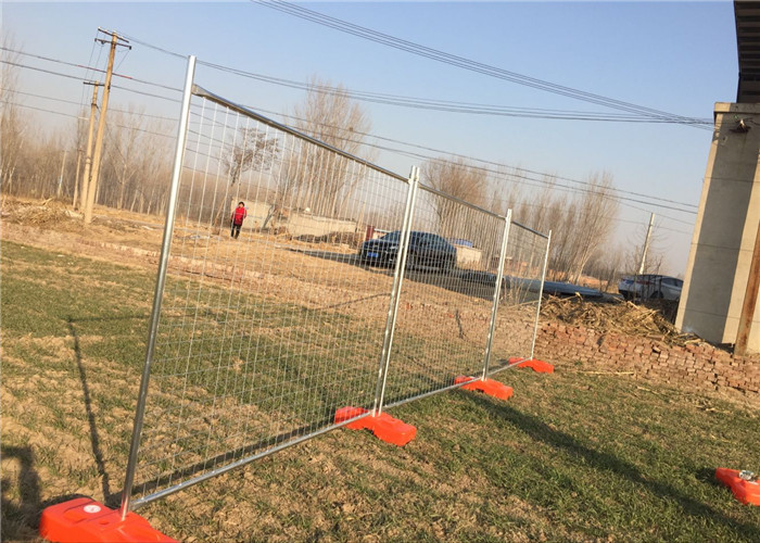 Temporary Security Fence Panels , Building Site Fencing 2.4m Length