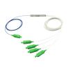 Buy cheap FTTH Fiber Optic PLC Splitter 1x4 Mini Steel Tube 0.9mm Optical Fiber Splitter from wholesalers