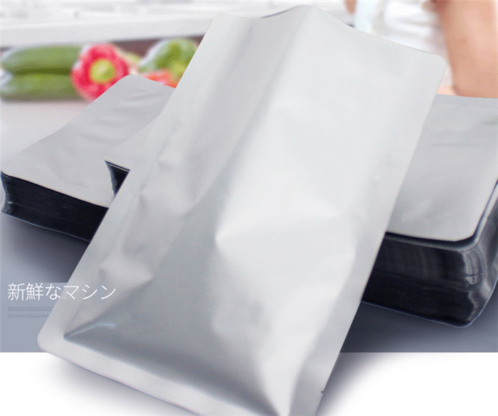 Custom Printed Aluminium Foil Pouches Silver Surface For Electronics Packaging
