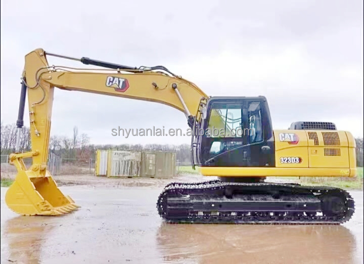 Digging in good condition, sold at a cheap price, 23 tons of mining type Caterpillar 323 second-hand excavator Digging