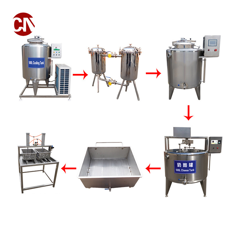 High Quality Stainless Steel Commercial Mozzarella Cheese Making Machine/Industrial Pasteurized Yogurt Production Machine Plant
