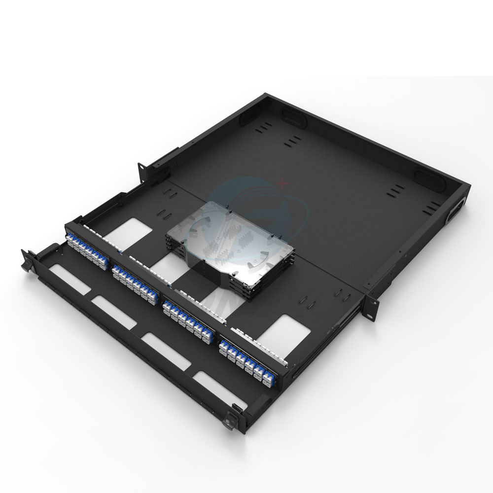 LC SC ST FC SPCC ODF Fiber Optic Patch Panel 24 Port
