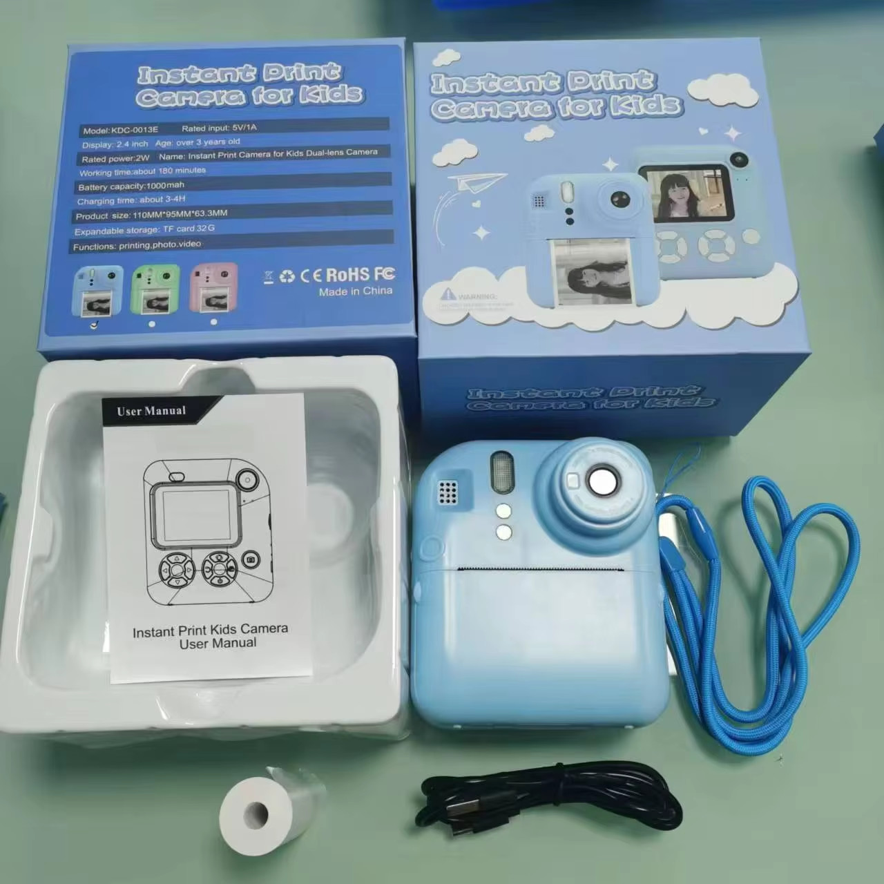 Portable 1080P Childrens Play Camera Digital Video Camcorder Waterproof