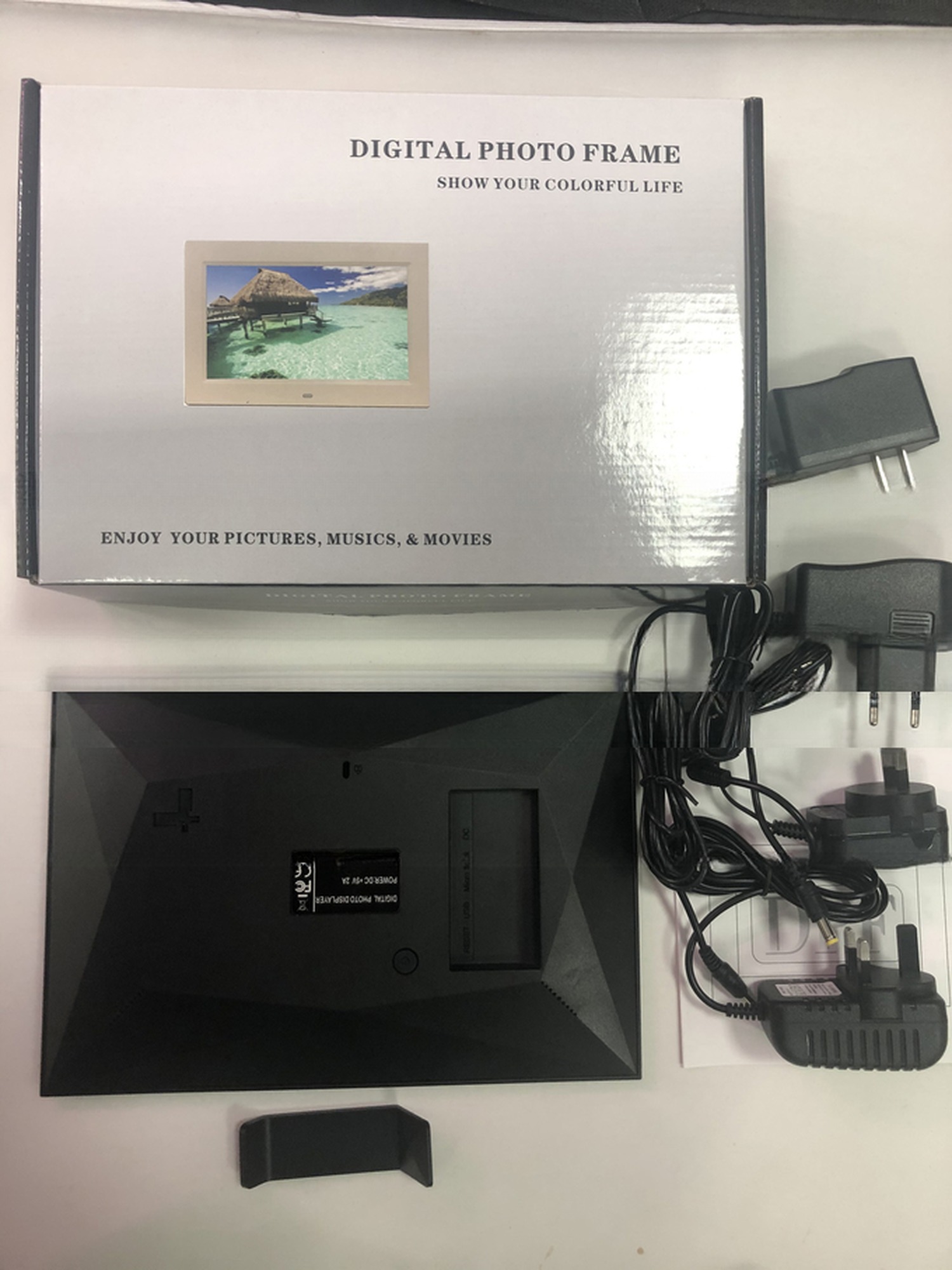 10.1" inch WIFI network cloud frame digital photo video frame with touchscreen support landscape & portrait mode