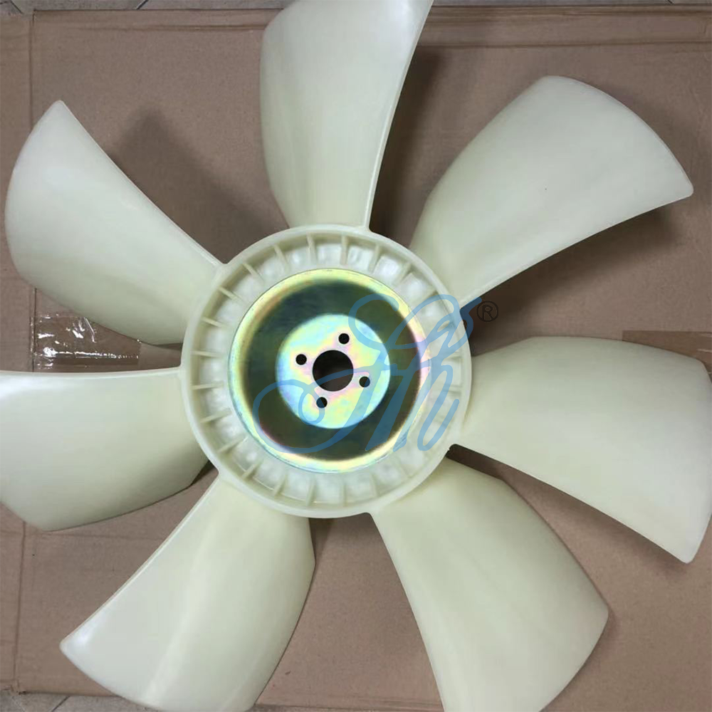 DMAX/4HK1/4JJ1/TFR/NKR 700P 4/8 Holes Cooling Radiator Fan Blade Wheel for Truck Pickup