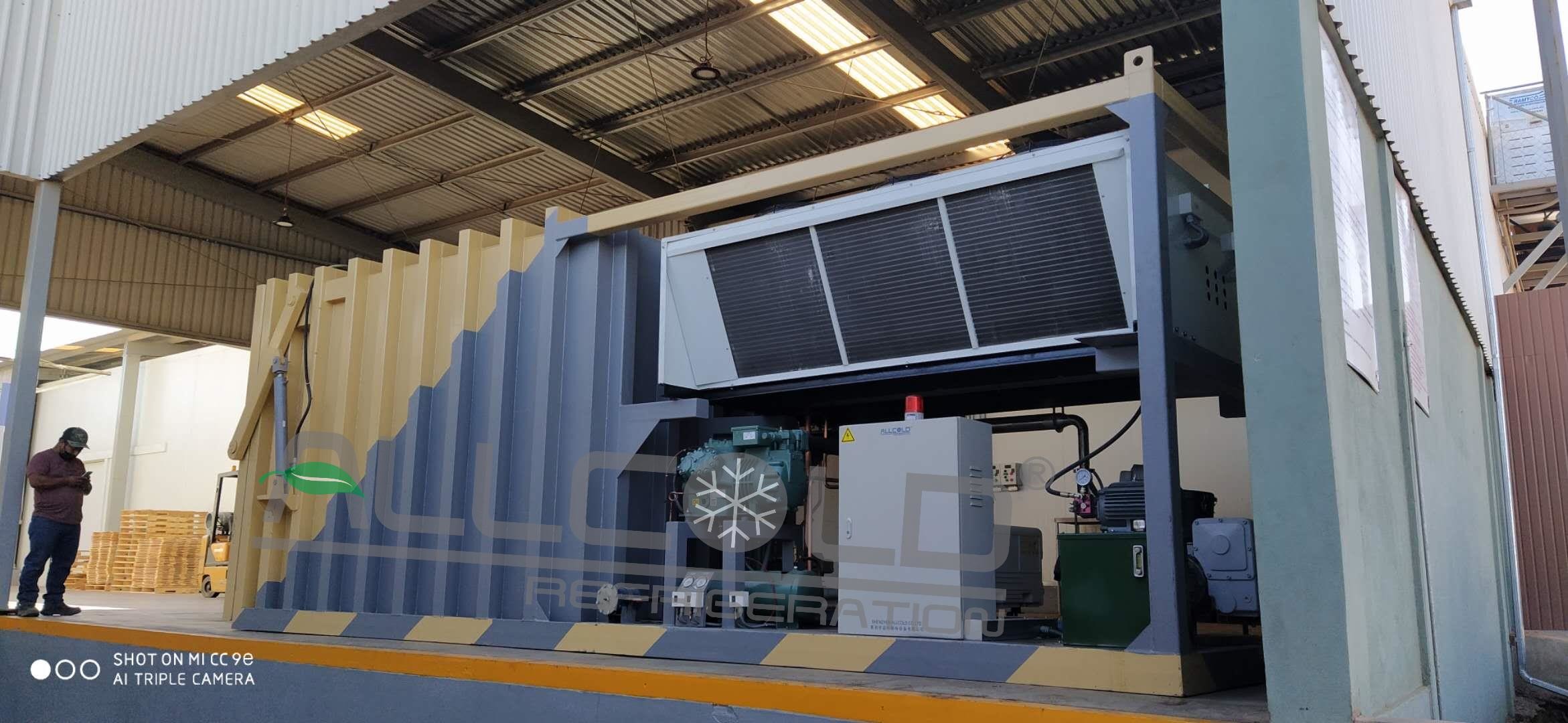 PLC R22 Refrigeration Vacuum Cooler For Cauliflower Preservation