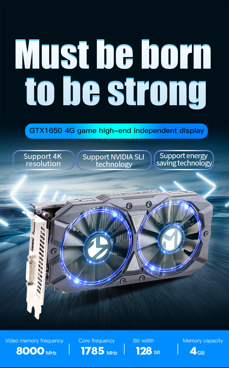 RAM 16G 2666MHz Gaming PC Desktops NVIDIA GeForce GTX 1650 Video Card