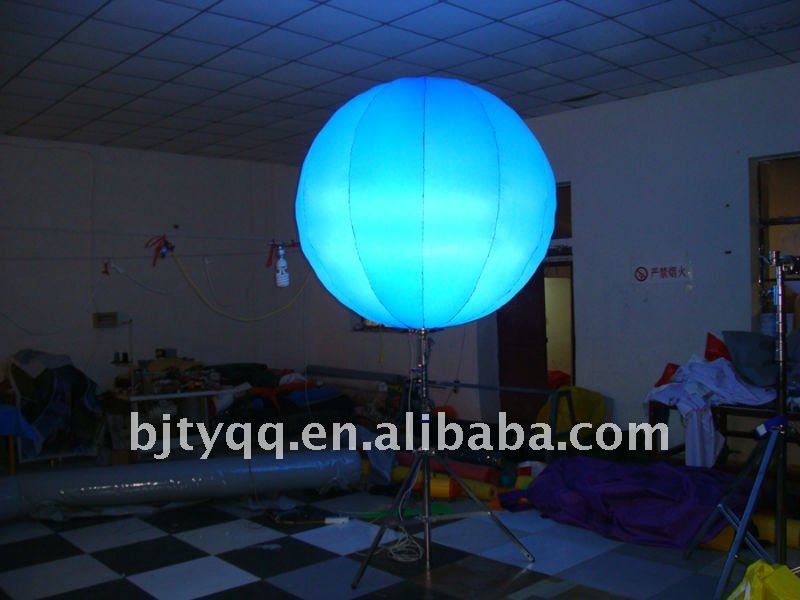 Hot Sell Color Changing LED giant Helium Balloon, Lighting inflatable balloon for advertising