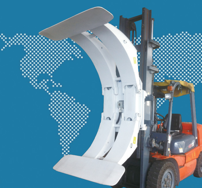 360 Rotating Paper Roll Clamp Forklift 2000Kg Lift Truck Parts
