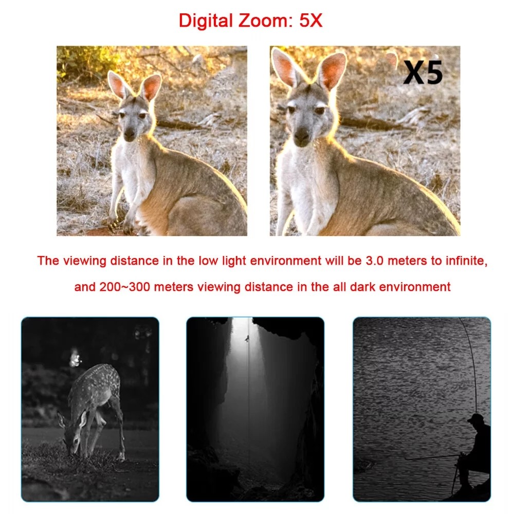 Outside Infrared Digital Telescope Goggles Thermal Imager For Hunting
