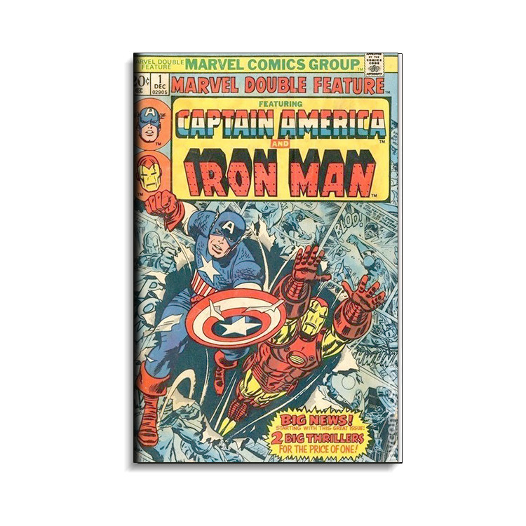 Marvel Comic Books 3D Lenticular Comic Covers, Comic Book Plastic Covers
