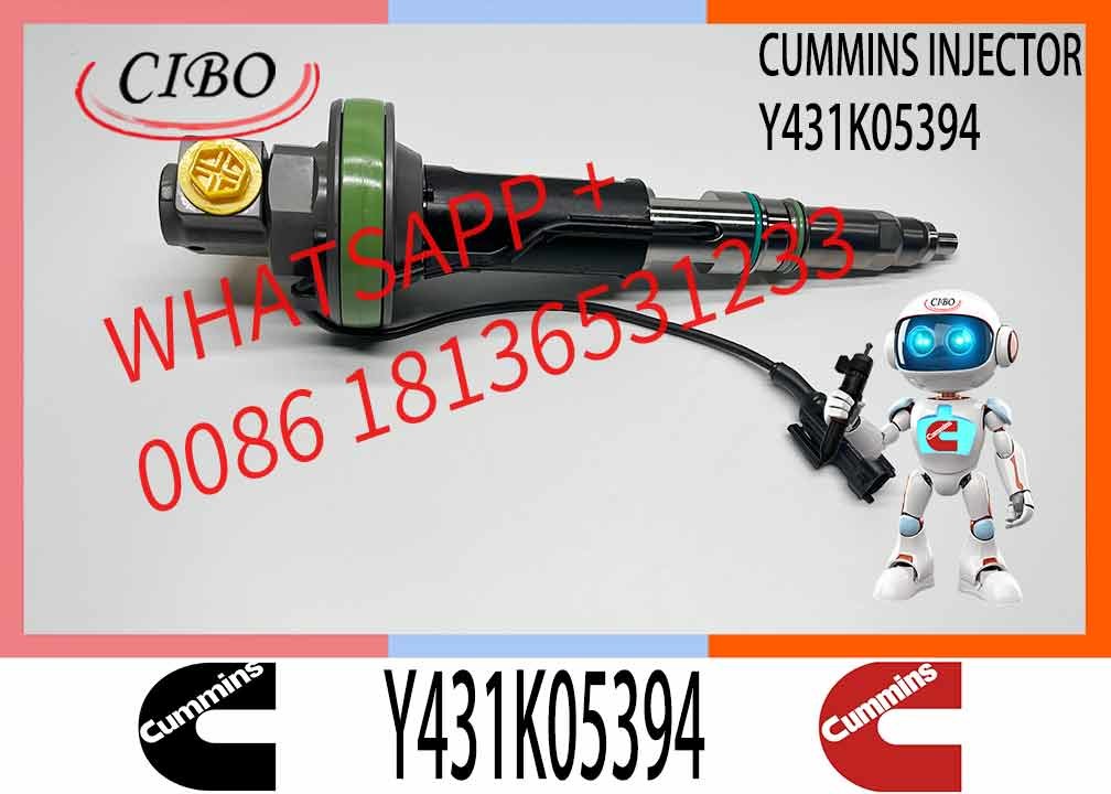 NINE Brand Diesel Engine Fuel Injector Y431K05394 Common Rail Injector Y 431 K05 394