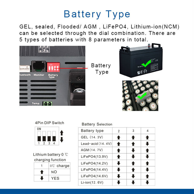 12V 30A Lifepo4 Battery Charger AC DC Battery Charger For Lithium Iron Phosphate Batteries