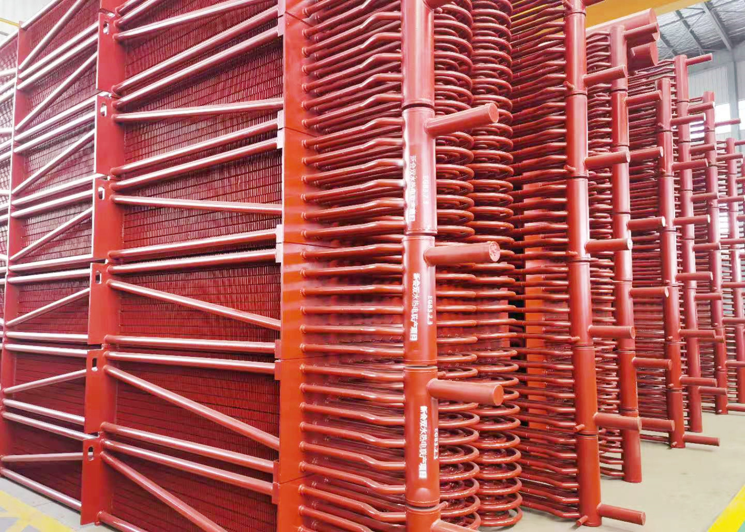 TUV Carbon Steel Flue Gas Steam Superheater Coil High Pressure