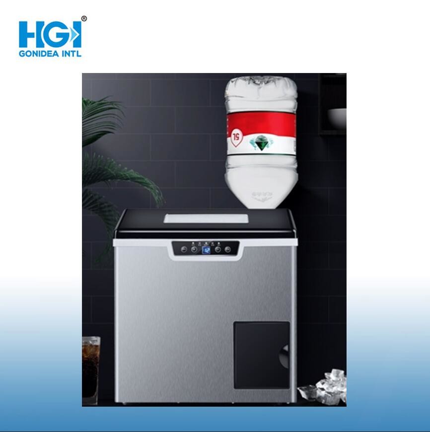 Table Top Smart LCD Display New Ice Maker With Ice Dispenser