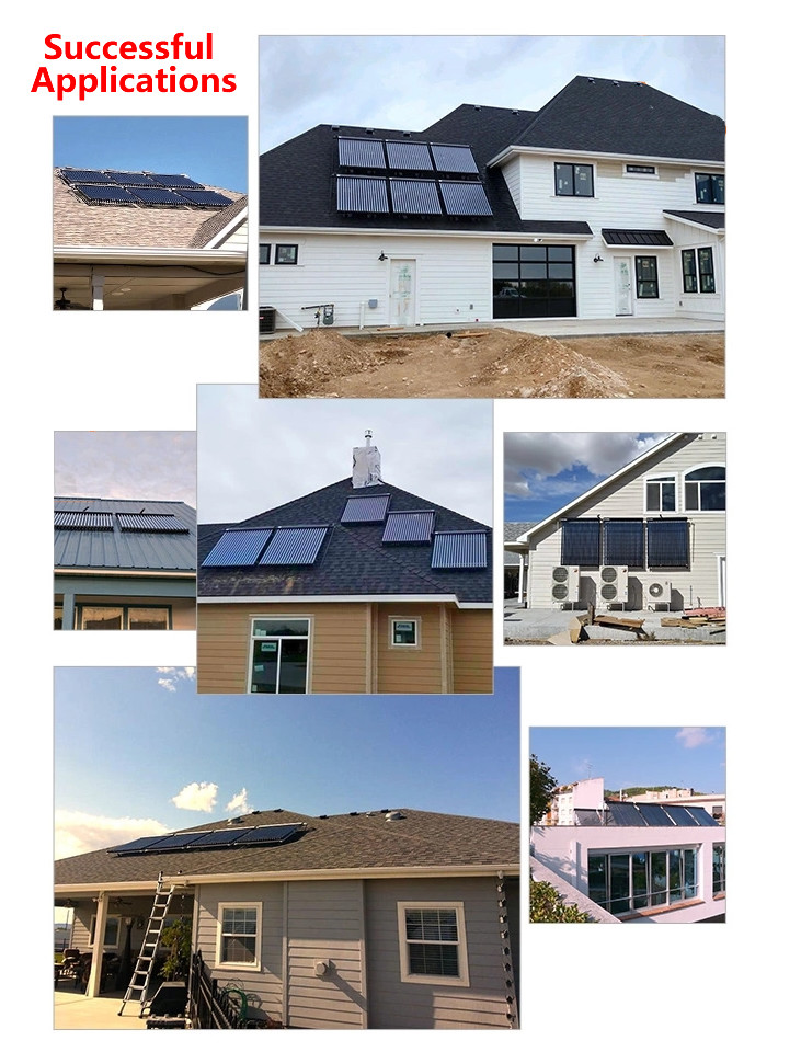 150-500 L Tank Heat Pipe Solar Water Heater Pressurized Solar Collector
