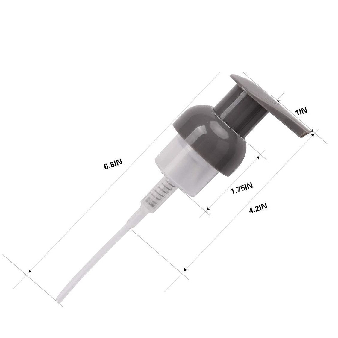 40mm Foam Soap Pump Plastic PP Liquid Soap Dispenser Pump