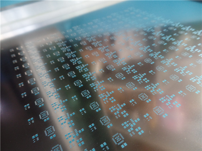Laser Cut PCB SMT Stencil 0.15mm Stainless Steel Foil with aluminum frame