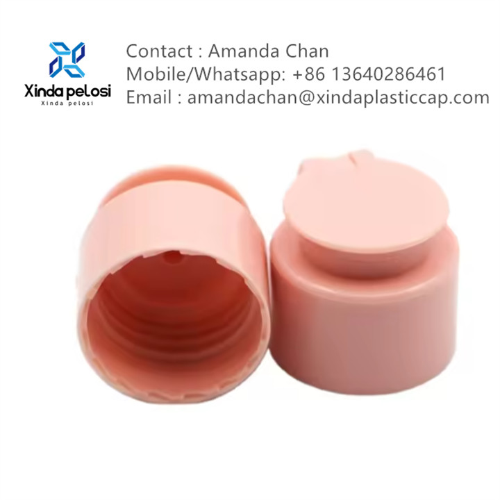 Flat-Roofed Shampoo Bottle Snap Caps Daily Package Closures Junior Diameter Flip Top Caps