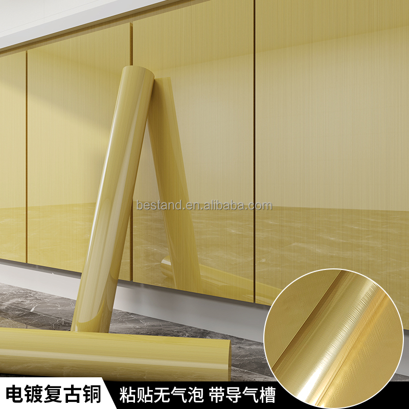 61cm x 5m Brushed Self Adhesive Removable Wallpaper Waterproof Peel and Stick Contact Paper for Furniture Refurbishment