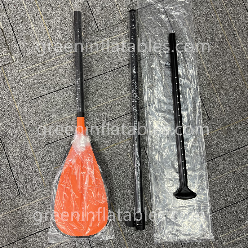 3 piece SUP canoe Paddle board paddle race reinforcement blade anti-twist buckle aluminum paddle factory direct sales