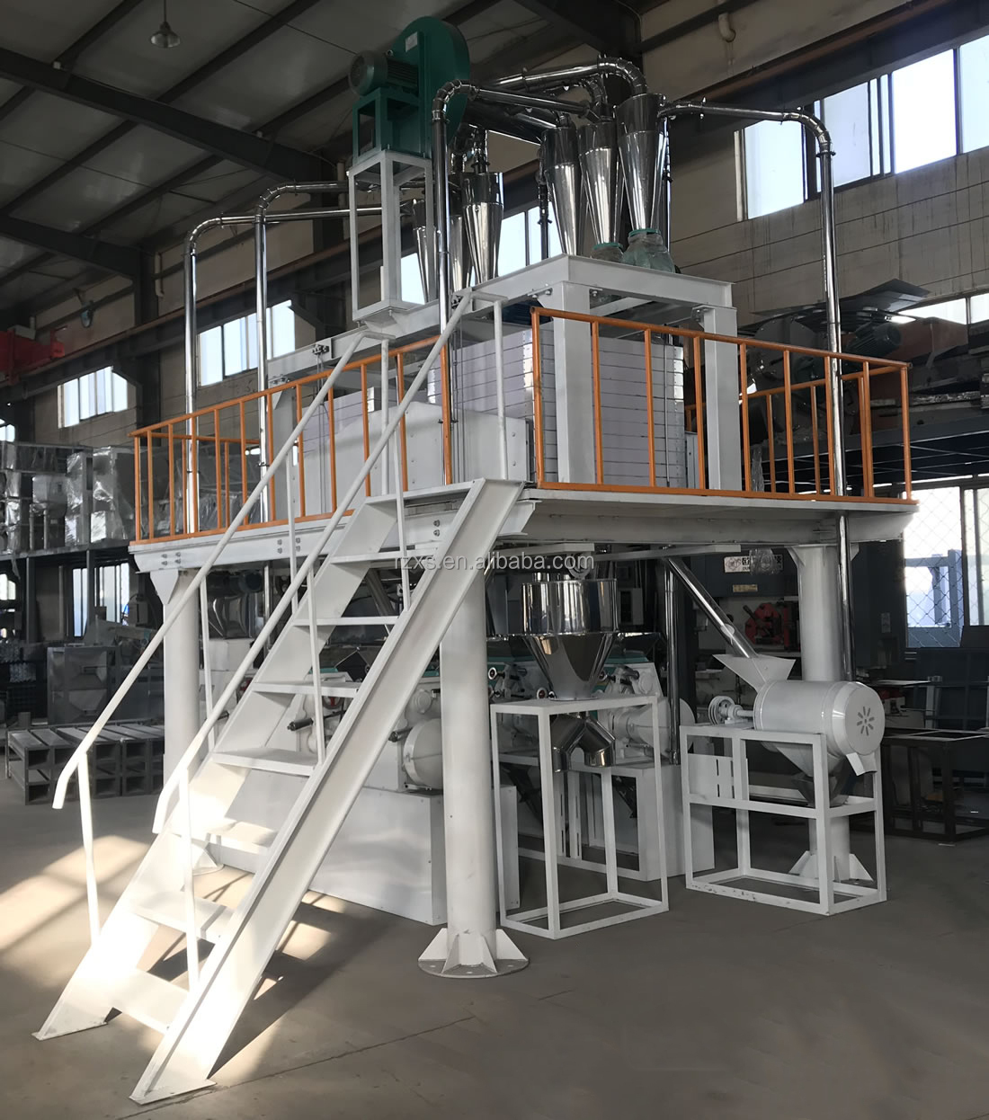 10-20 Ton Automatic Feeder Wheat Milling Machine for South Africa Flour Milling Plant