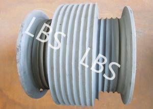 China Stainless Steel Variable Diameter Wire Rope Drum For Hoist Machinery on sale