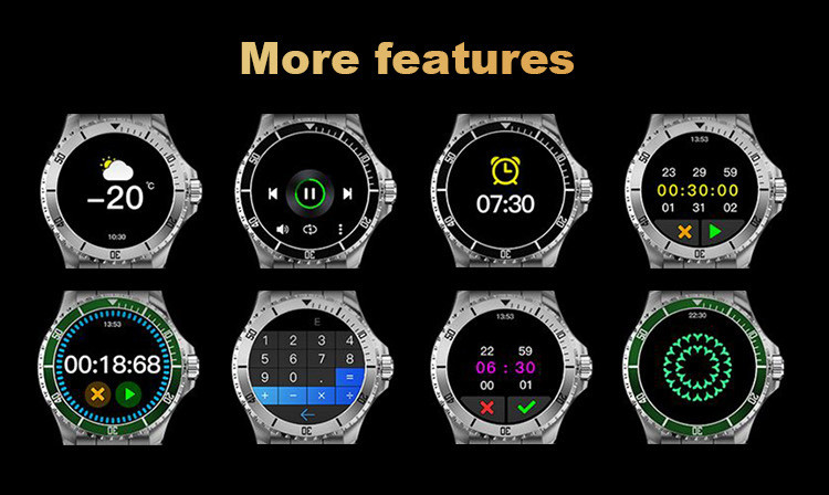 1.32inch 360*360 Sedentary Reminder Screen Touch Mobile Watch