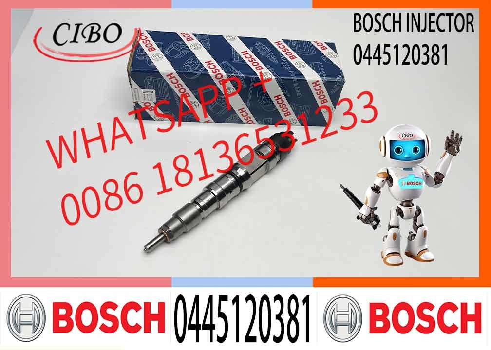Engine Parts Injector 0 445 120 381 Diesel Fuel Injectors 0445 120 381 Injector Nozzles for 0445120381