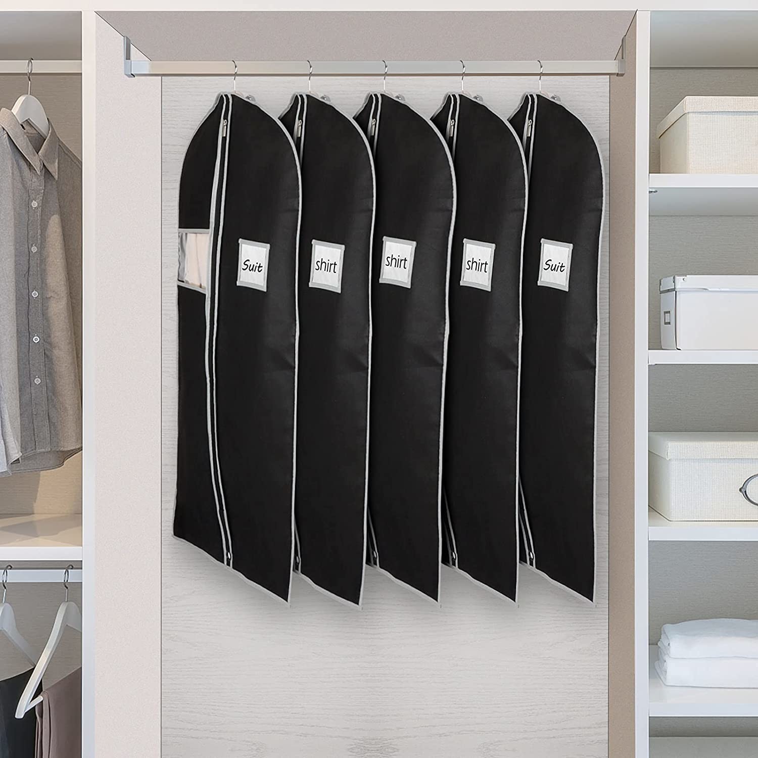 Waterproof Custom Travel Garment Bag For Mens Suit Wedding Dress Gown Multiple 24X60"