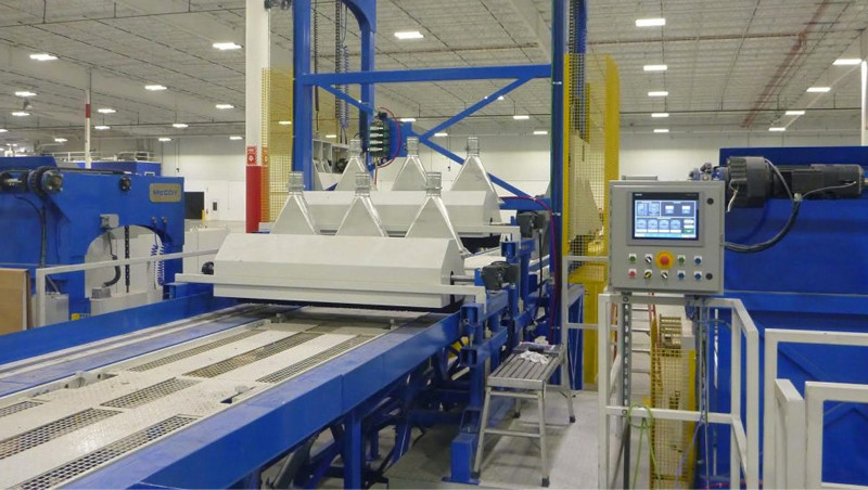Smooth Face Concrete Sleepers Making Machine Veneer Stone Production Line