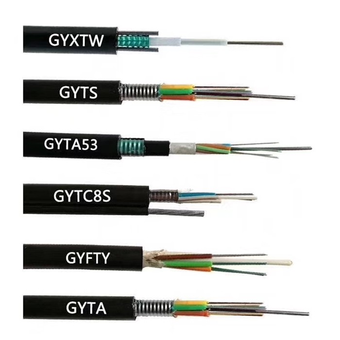 ​GYTA53 Double Jacket Double Armored Steel Tape and Aluminium Optical Fiber Cable