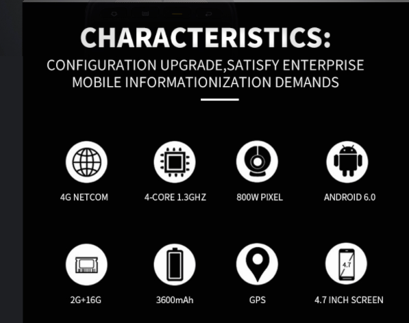 IDATA 50P Data Collector Handheld PDA Barcode Scanner Android for Dual Band Wi-Fi