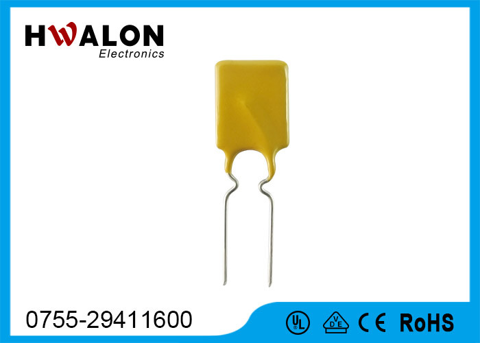 Thermal PPTC Resettable Fuse Thermistor 0.1-30A Yellow Radial Lead Type For Phones