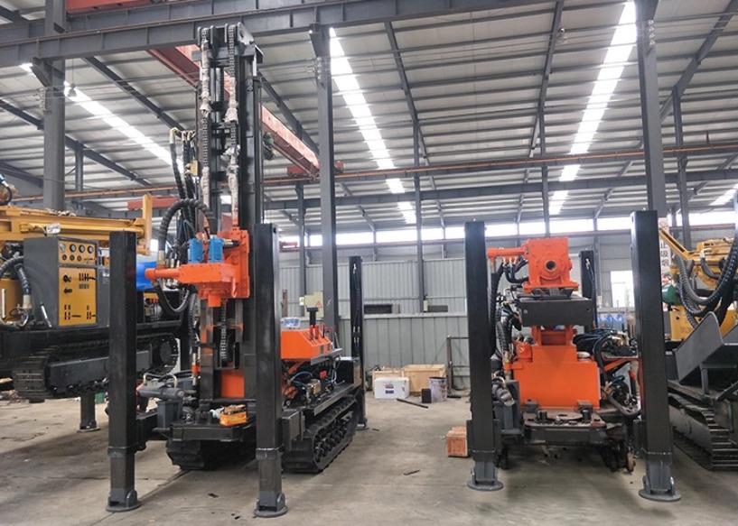 High Drilling Speed Working Efficiency Big Yuchai ST 350 Crawler Mounted Drill Rig Machine