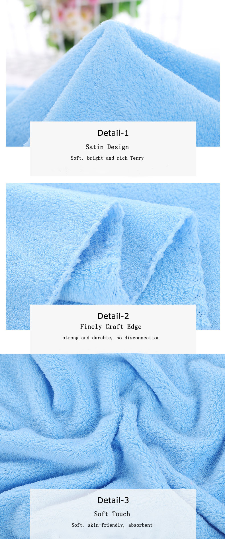 Soft Skin Friendly Towel for Wedding Christmas Gift Customized Packaging Logo Souvenir