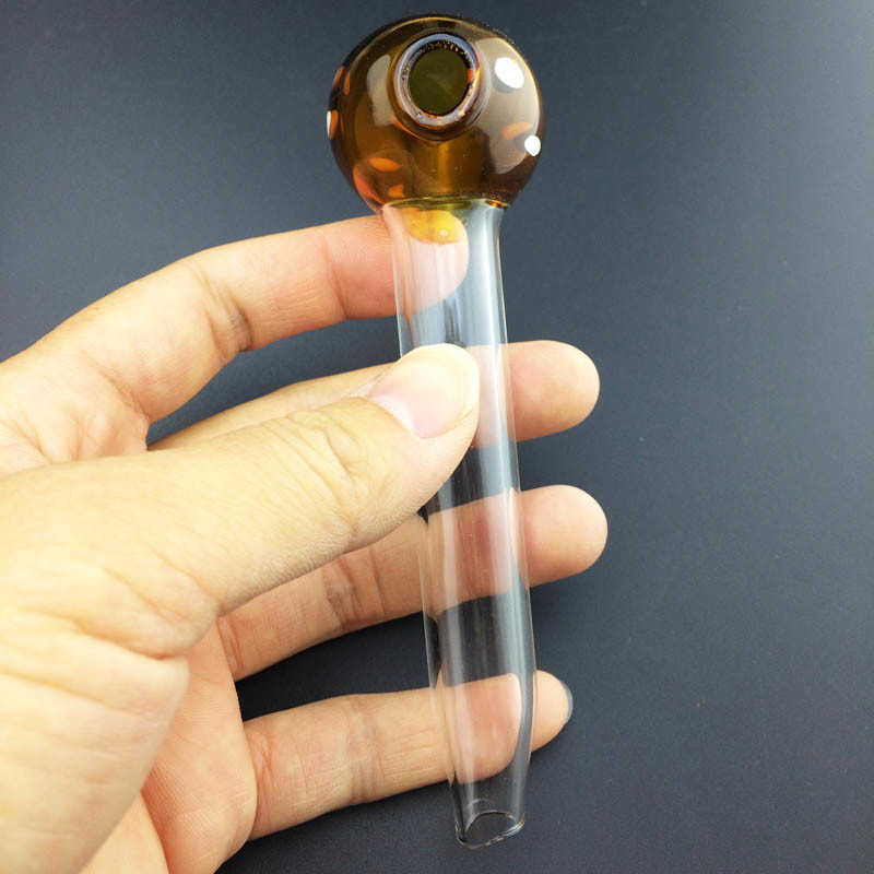 Hand Blown Technology Smoking Glass Water Pipe For Daily Use 4.7 Inches