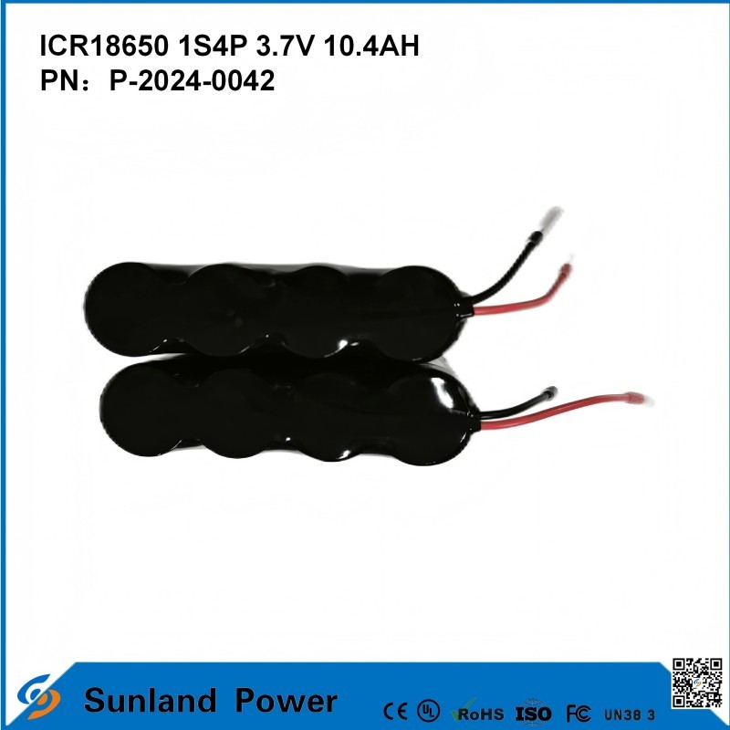 ICR 18650 1S4P Battery For A Versatile, High-Capacity Lithium Battery Solution ，Meeting the long battery life requirements for multiple devices