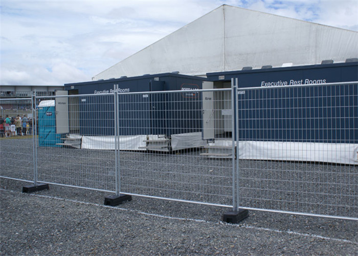 Low Carbon Steel Temporary Security Fence 4ft 6ft 8ft Construction Fence