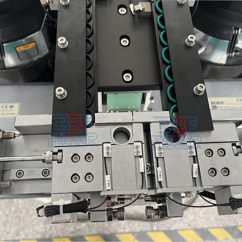 Electromagnetic Bowl Feeder Escapement Double Seal Ring Vibratory Cap Bowl Feeder
