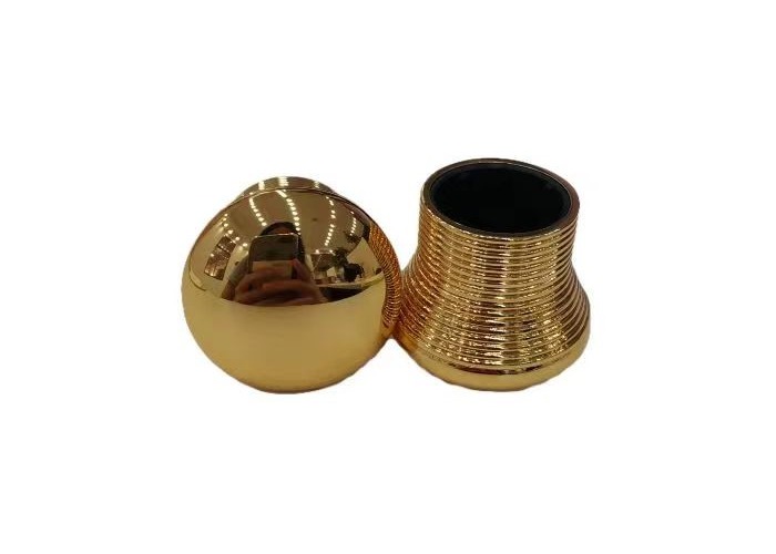 Shiny Surface Zinc Alloy Perfume Bottle Caps For Glass Bottle Perfume